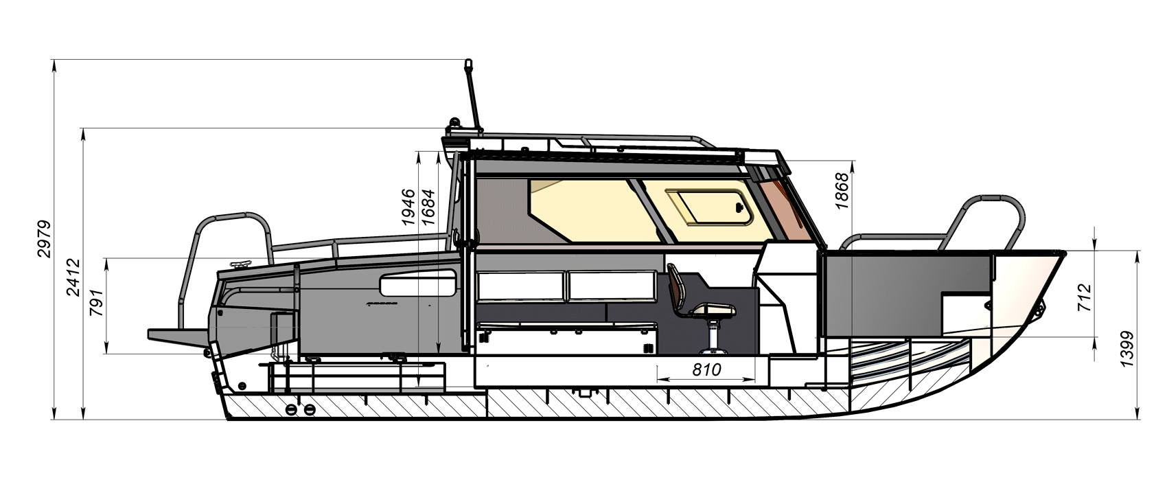 REALCRAFT 700 Cabin